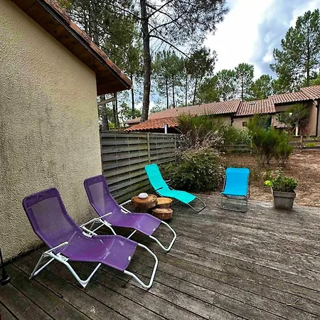 Ferienhaus Maison De 2 Avec Piscine Partagee Et Terrasse A Et Maa A 2 Km De La Plage Moliets-et-Maa